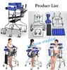 Upright Rollator Walker Stand Up Walker with 8 Wheels Anti-tilt Wheels hemiplegia walker stand frame with seat 4