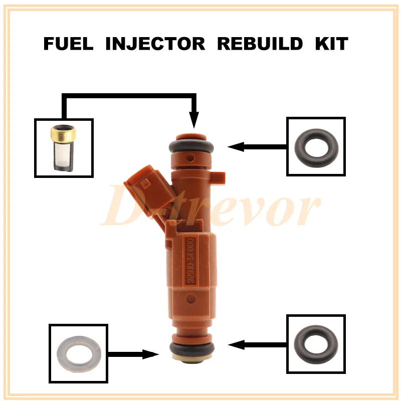 Fuel injector nozzle repair kit for 35310-2E000 Fits For Hyundai Elantra Kia 1.8L Forte Soul 2.0L