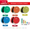 Sharkfox 5"(125mm) Hex-Logic Sponge Buffing Polishing Pads For DA/RO/GA Car Buffer Polisher 2