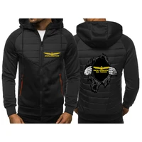 2025 printemps et automne homme Cardigan manteau à glissière veste Goldwing GL1800 japon motos Logo imprimé quotidien Simple Style sweats à capuche 4