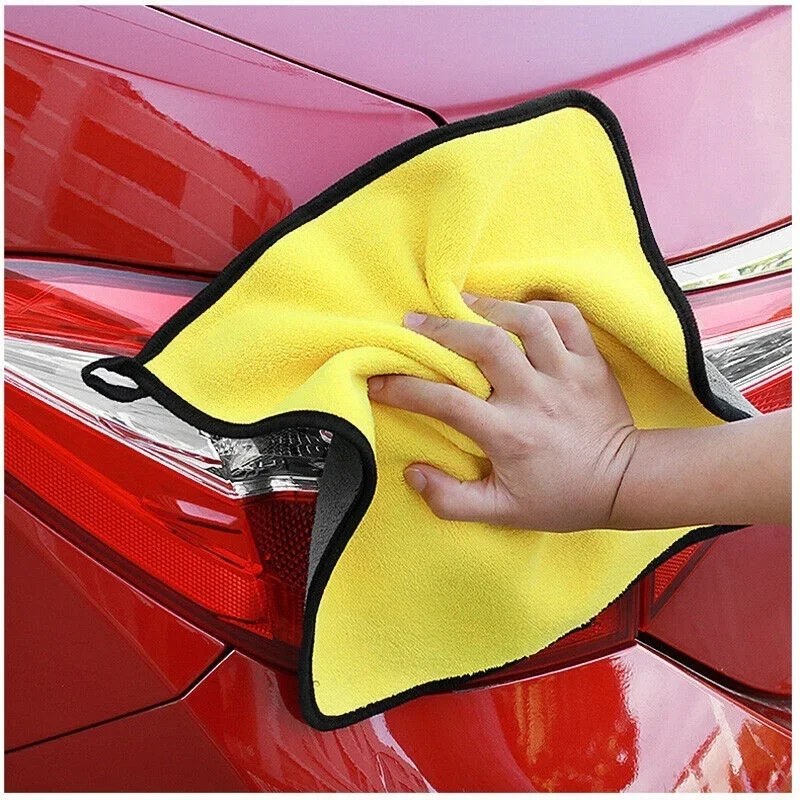 Microfiber Towel Microfiber Cleaning Cloths Microfiber Car Towel Microfiber Towels Microfiber Washing Towel Car Drying Towel 30x30/40/60CM Car Wash Microfiber Towel Car Cleaning Drying Cloth Hemming Care Cloth Detailing Wash Towel For Universal