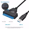 Usb 3.0 sata cable ssd hdd sata 3 to usb easy drive cable 2.5 inches mobile external hard disk usb adapter 22 pin computer pc