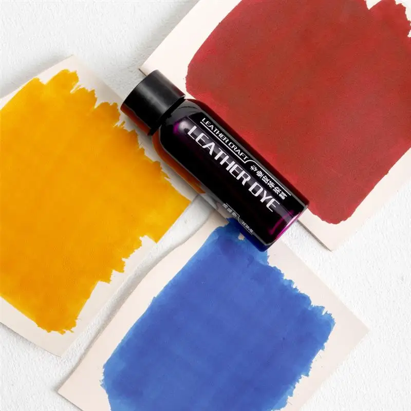 Vegetable Tanned Leather Dye 30ml/Bottle Leather Dye Pigment Coloring DIY Leather Crafts Graffiti Used for Vegetable Tanning Material