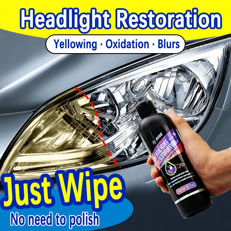HeadlightRestorationKitHeadlightPolishCarLightRepairCleanerKit