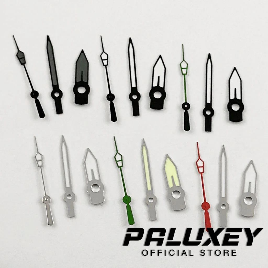 Watch Hands Green Luminous Replacement Accessory Parts Fits For NH35 NH36 NH38 NH39 NH70 NH72 Movement