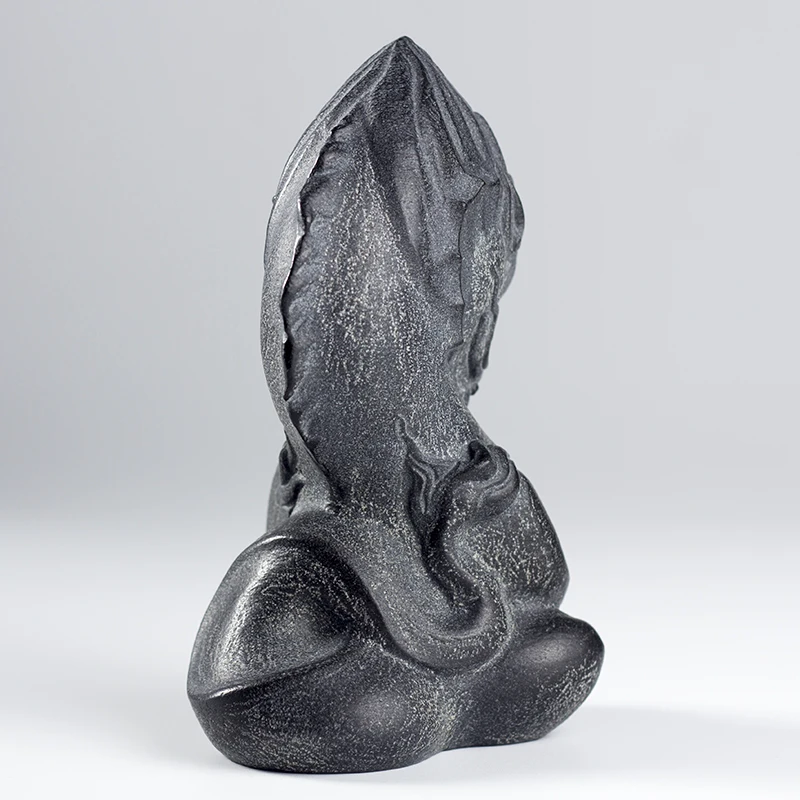 Drachenstatue, Stein, Tierskulptur, exquisite handgeschnitzte schwarze Granit-Figur, Heimdekoration, Sammlerstück, Feng Shui-Kunstgeschenk – Detail 11