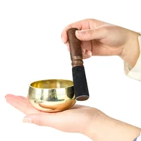 Meditation Bowl Buddha Sound Singing Bowl Nepal Handmade Tibetan Dharma Yoga Touching Percussion Instrument Copper Prayer Prop 1