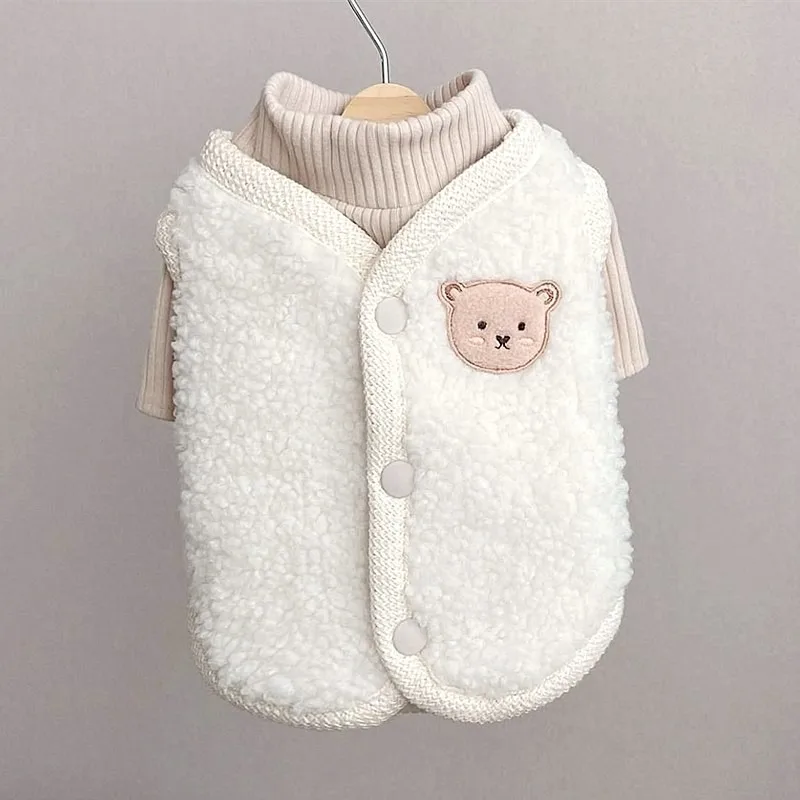 Title 5, Winter Pet Dog Clothes Cute Bear Warm Dog Coat ...