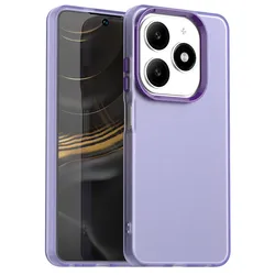 Custodia protettiva in bumper matte color caramello translucido resistente agli urti