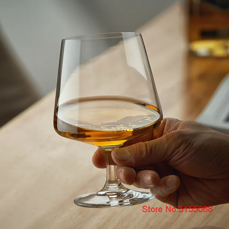 European Style Professional Level Brandy Snifters Crystal Cognac Whisky XO Tasting Glass Red Wine Whiskey Goblet Footed Glasses