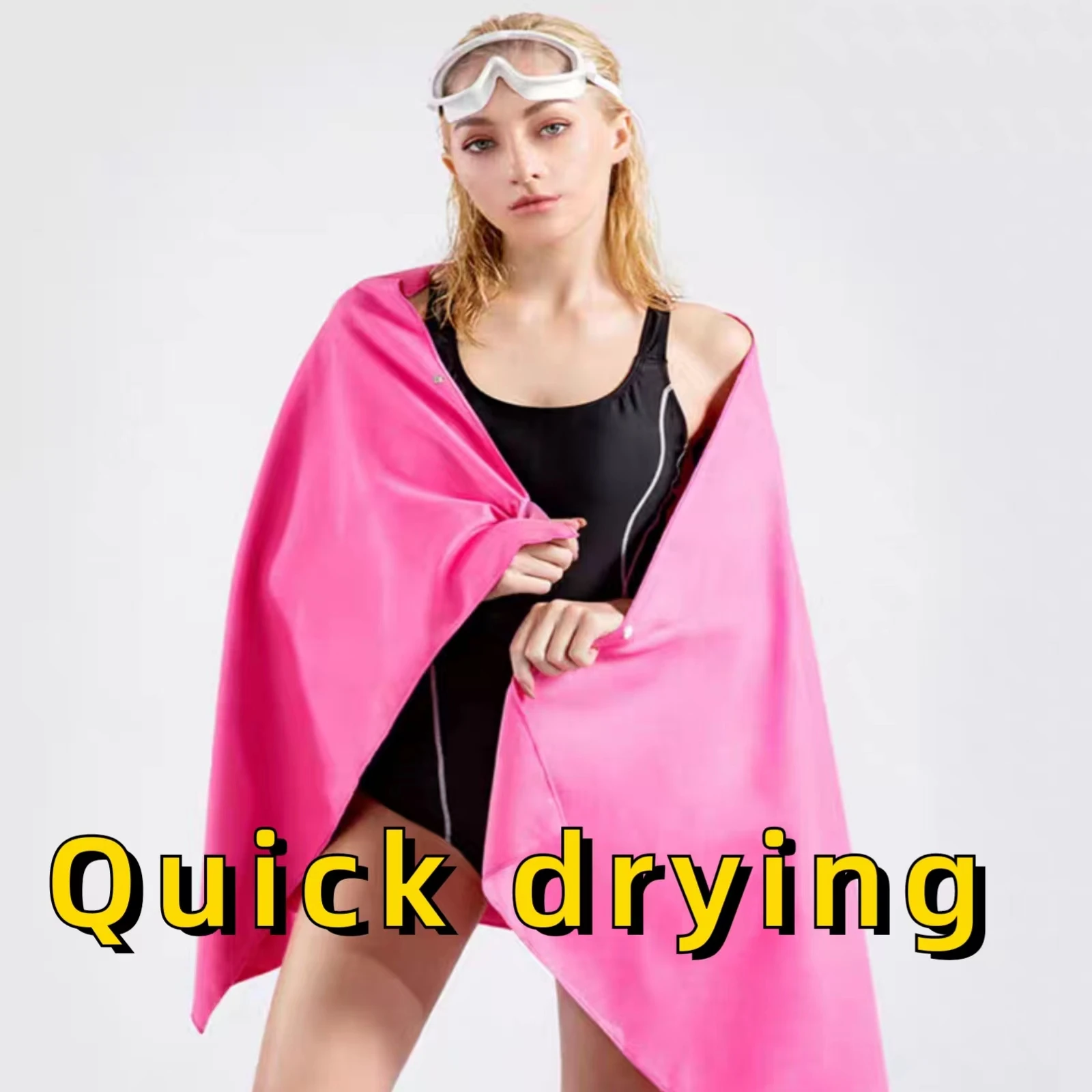 1 piece of quick drying towel, suitable for travel and beach-lightweight and compact ultra-fine fiber towel set, perfect for y