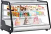Refrigerated Display Cabinet, 6.5 Cu.Ft./183L Commercial Cake Display Refrigerator, 2-Story Countertop Pastry Display Cabinet 1