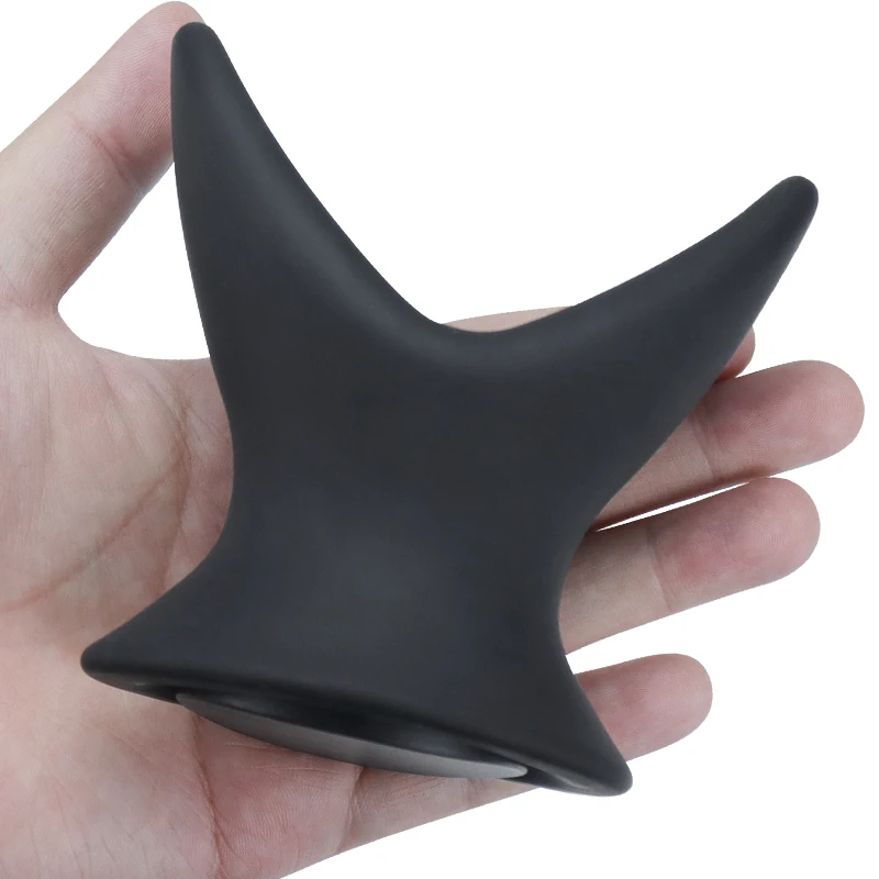 V-formad ihålig anal silikon analplugg rumpor sexleksaker kvinnor män höfttränare för par onanerar_voghion.com