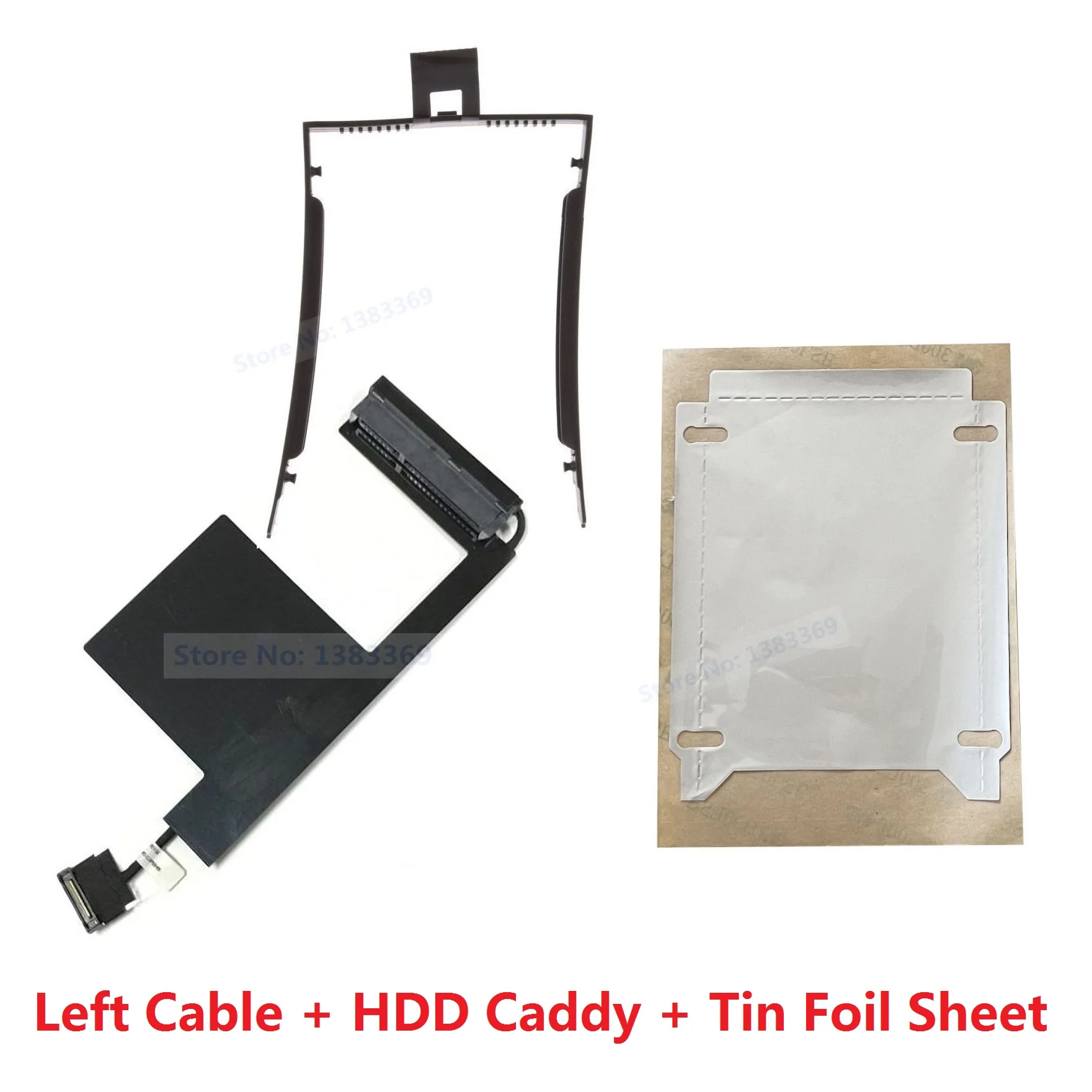 NIGUDEYANG SSD HDD Disque Dur Connecteur De Câble Gauche Droit Support De Plateau Caddy Pour Ordinateur Portable Lenovo ThinkPad P50 P51 Série