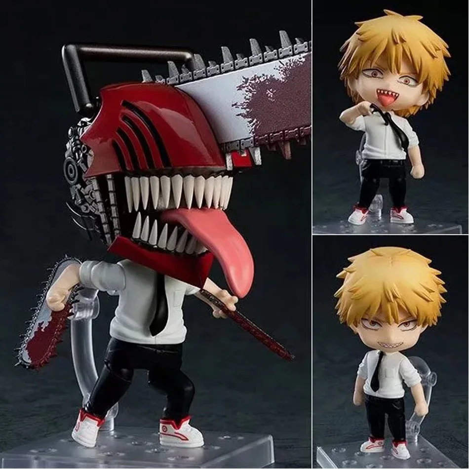 Chainsaw Man Anime Figure #1580 Power #1560 Denji 10Cm Q Verision Collectile Model Action Figure Toys he man toys