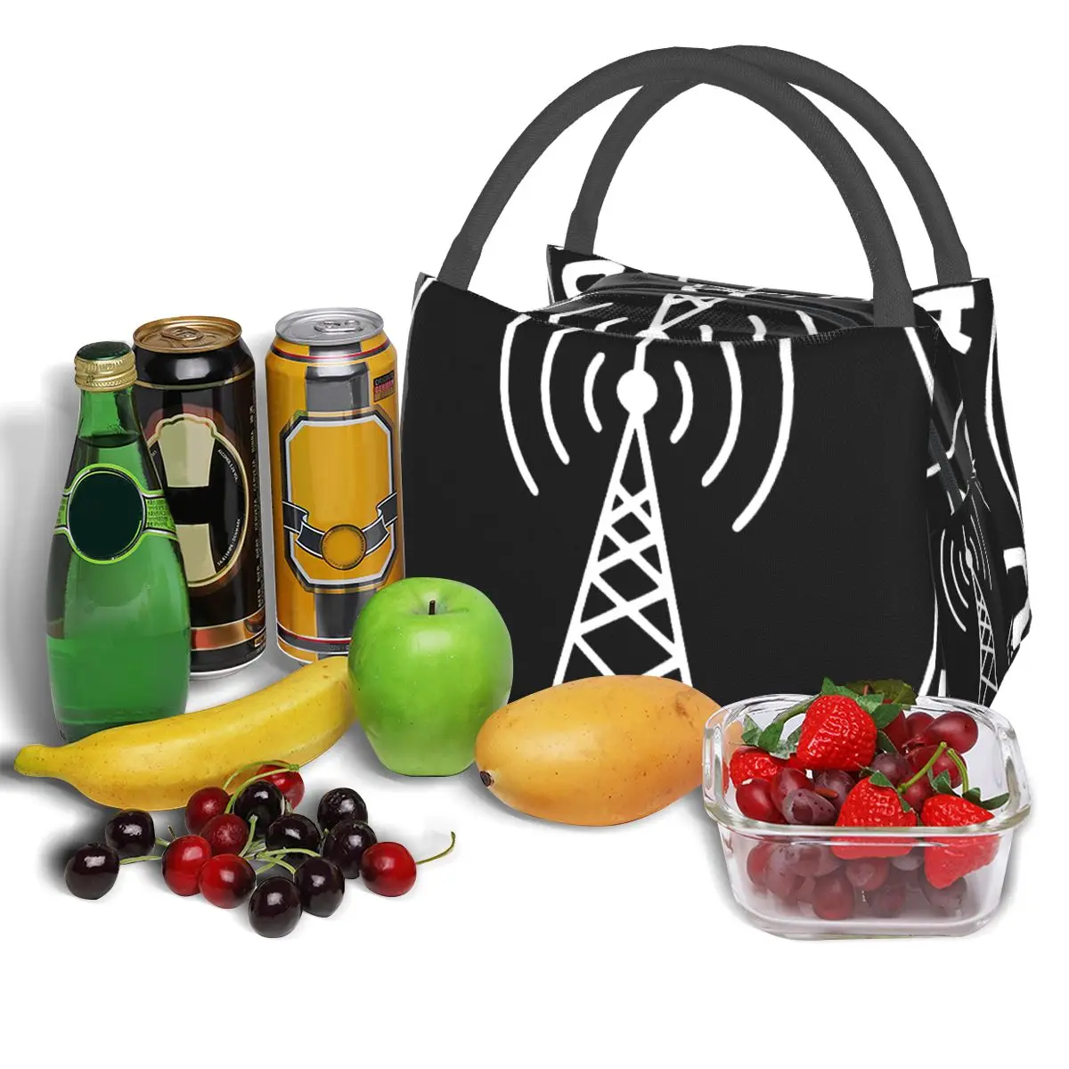 Amateur Ham Radio Operator Dad Grandpa Portable insulation bag for Cooler Thermal Food Office Pinic Container