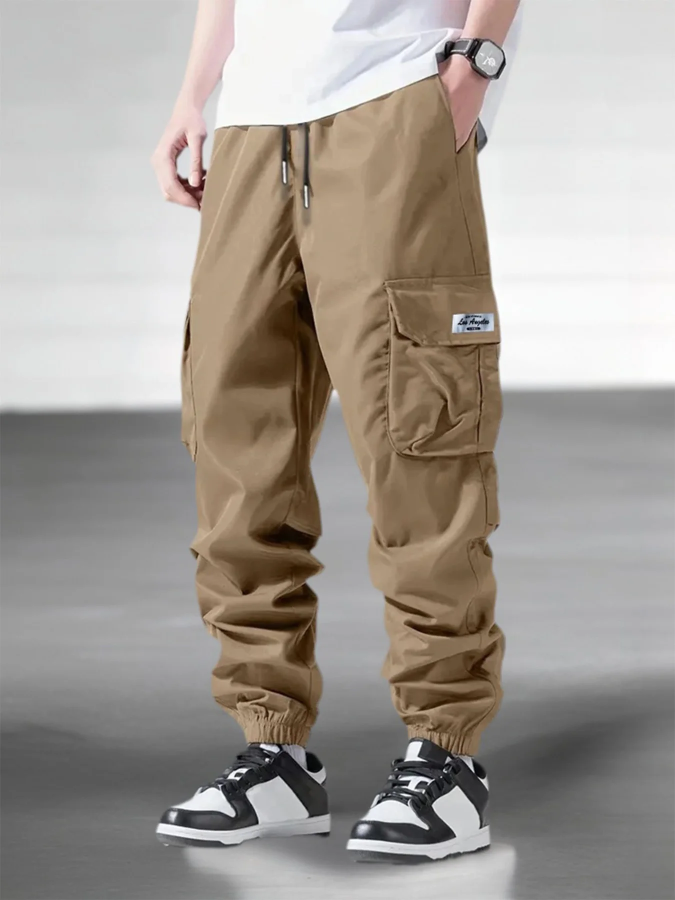 Men's Multi Pocket Casual Cargo Pants for Hiking and Training