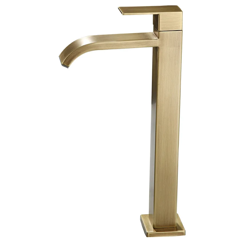 

Retro single cold water faucet outdoor antique tabletop basin wash hands sink courtyard antifreeze and elevated bathroom