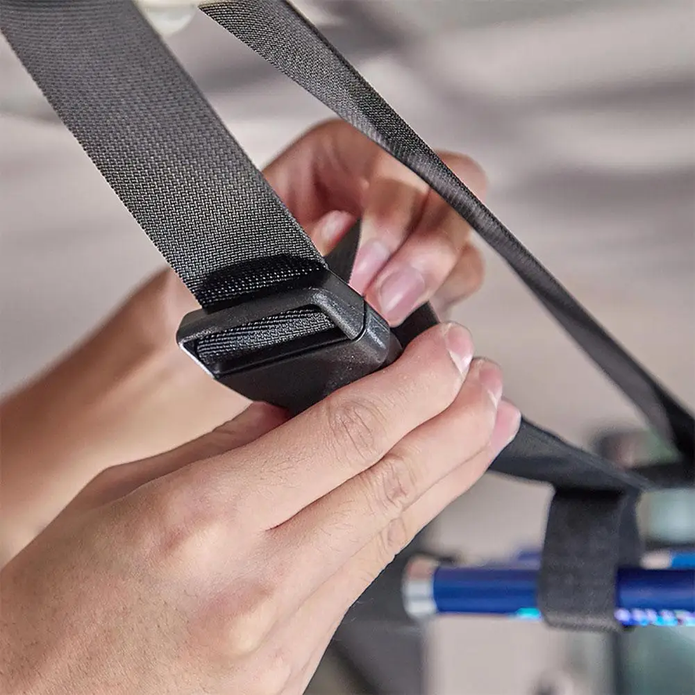 Fishing Rod Holder Car Mounted Storage Rack Fishing Rod Gear Holder Vehicle Fishing Rod Rack Holder Strap Storage Car Rest Belt Carrier SUV