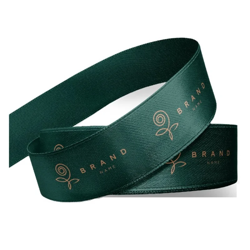 

Ribbon customizationNO MOQ Custom Logo Printed Decorative Scrapbooking Package Ribbon