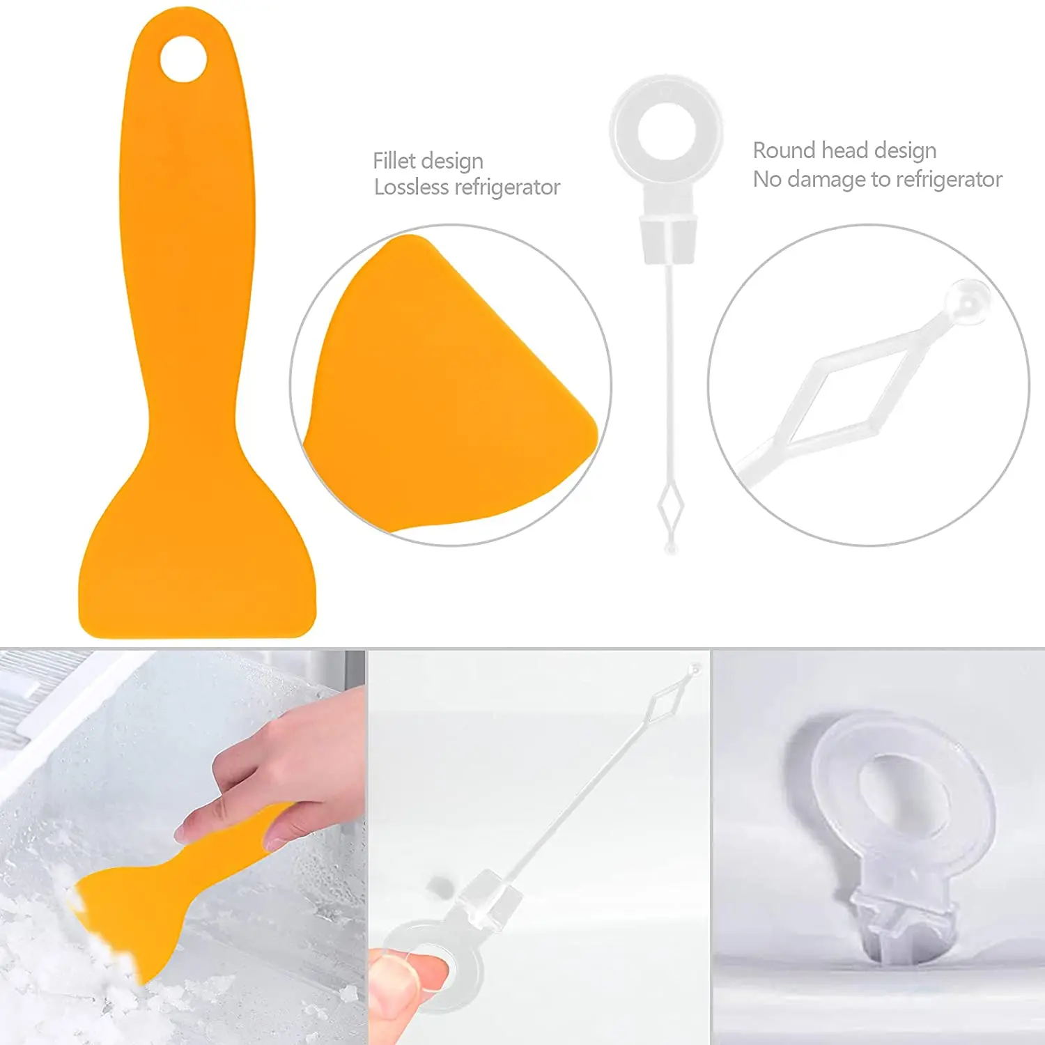 Lot De 6 Outils De Nettoyage De Trou De Vidange Pour Réfrigérateur