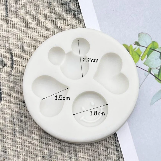 Szív Mosolyos Arc Szilikon Cukrász Penész Gyanta Szerszámok Cupcake Sütő Fondant Sütemény Díszítő - Image 5