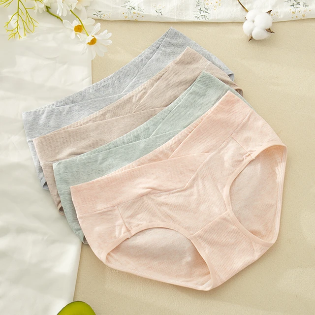 Hot selling cotton pregnant women underwear low waist underpants abdomen  pants cotton maternity underwear belly support