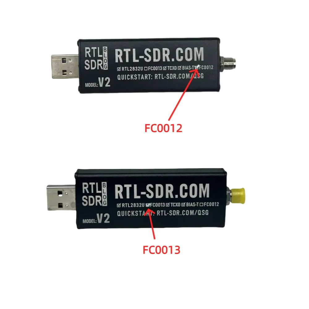 RTL-SDR V2 RTL2832U FC0012/FC0013 SDR ソフトウェア無線受信機
