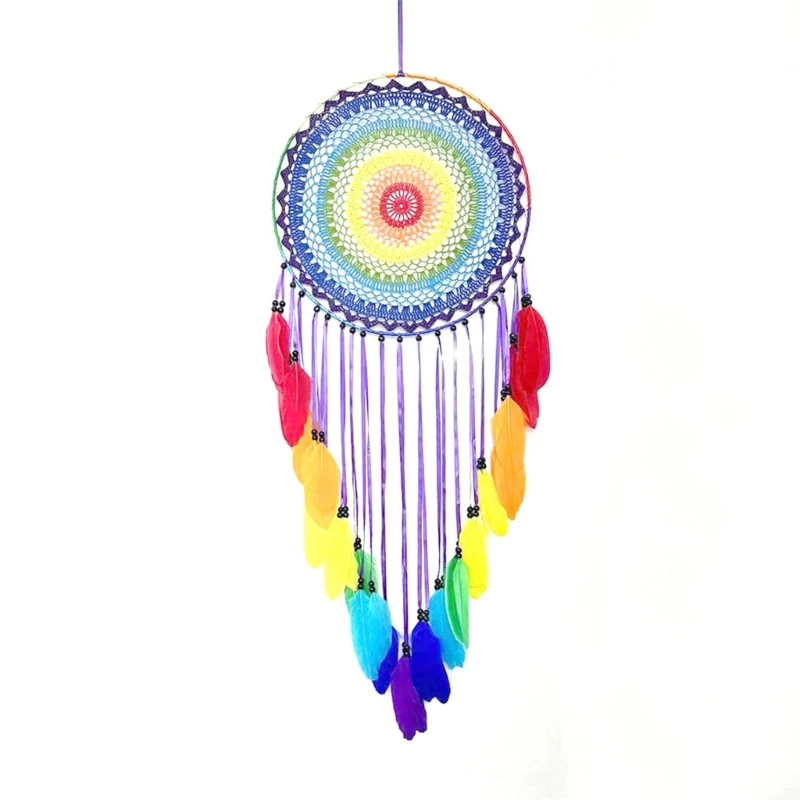 

Colorful Dream Catchers Handmade Wall Hanging for Wedding Party Decorations Unique Wall Hangings Elegant Design