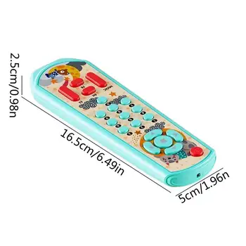 Baby Toy Music Mobile Phone Simulation TV Remote Control Early Educational Toys Electric Learning Machine Gifts For Newborn 6