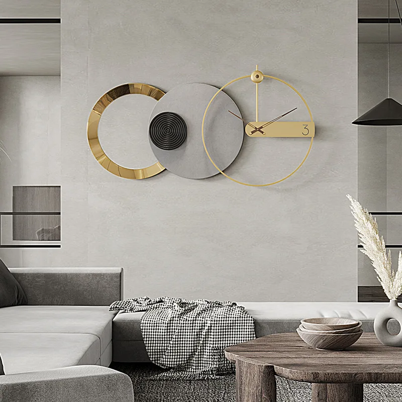 

Электронные большие настенные часы, декоративные стильные, для гостиной, кухни, домашний декор