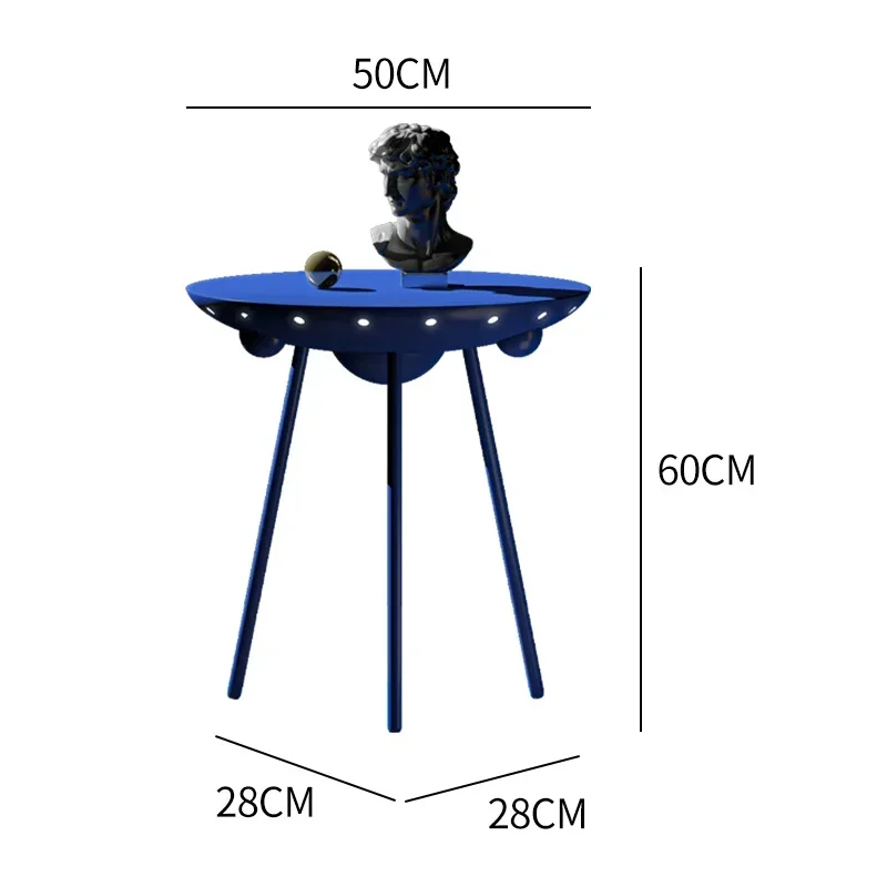 

Tea Table Iron Modern Minimalist Living Room Iron Welding Art Small Apartment