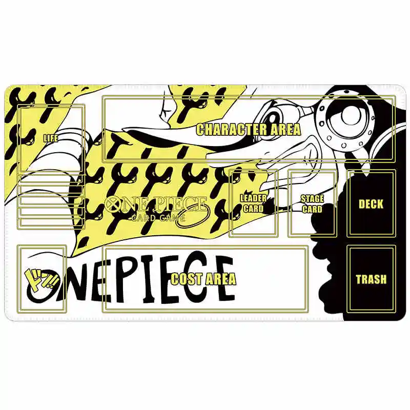 60*35*0.2Cm Diy One Piece OPCG Luffy Zoro Nami Teach Dedicated Game Card Mat Battle Game Anime Table Mat Gift Toys