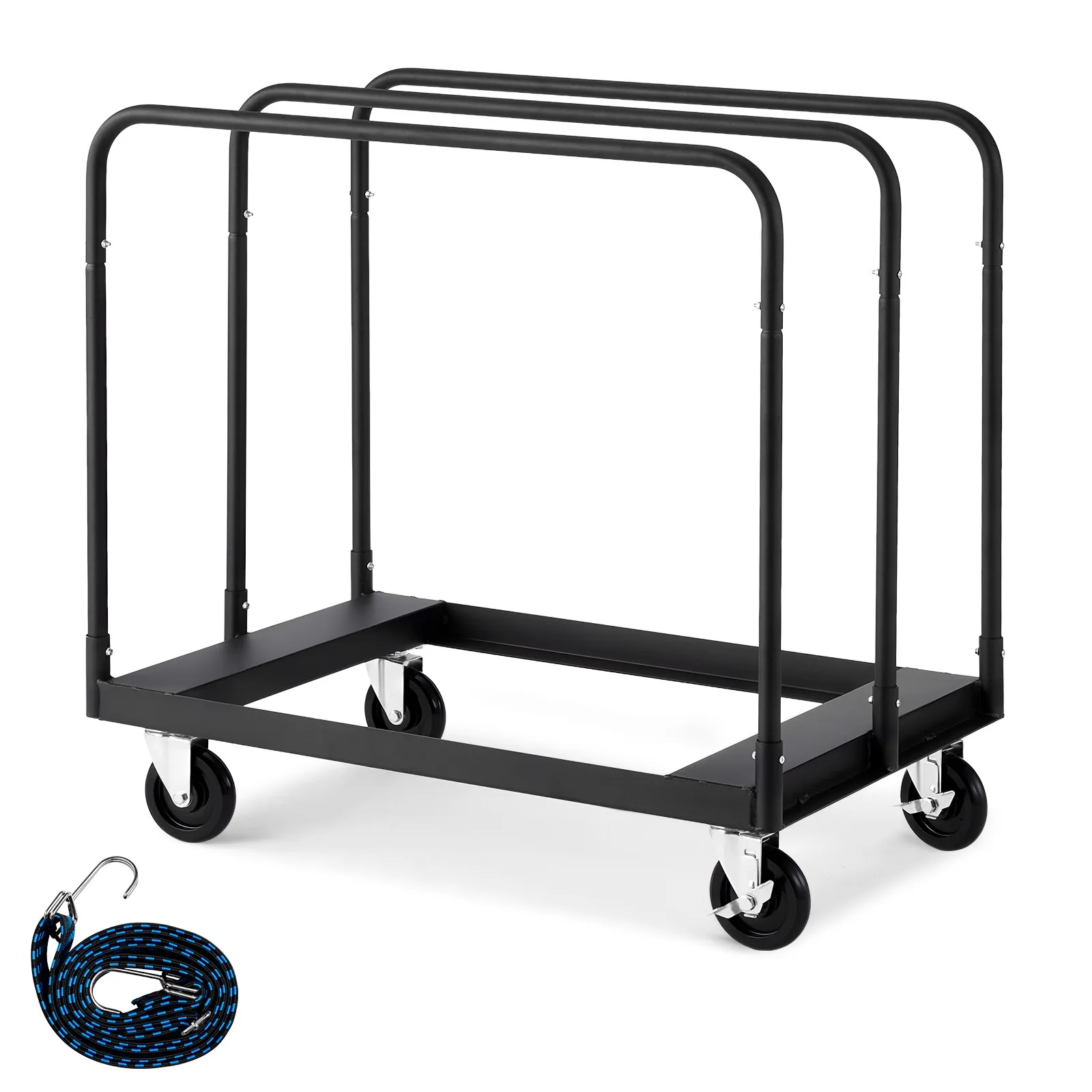 Heavy Duty Steel Drywall Panel Dolly Cart for Warehouse