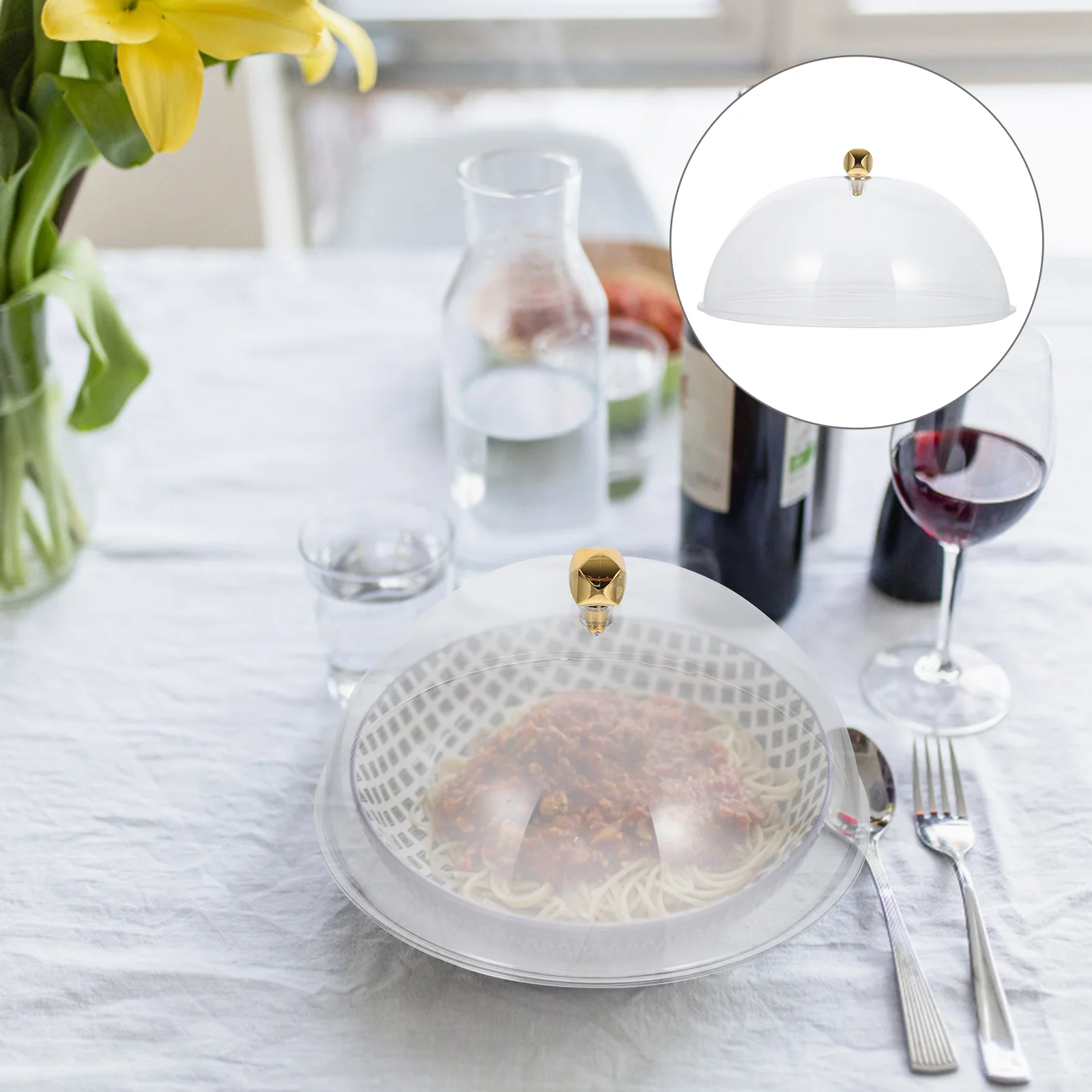 

Meal Cheese Its Dust Hood Multipurpose Round Cheese Itss Insect-proof Plastic Fruit Protective Dustpans