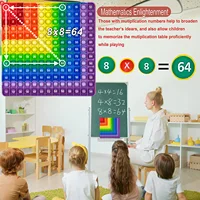 Children Digital Multiplication Table Game Fidget Math Manipulative for Kids Educational Learning Stress Relieving Toys 2