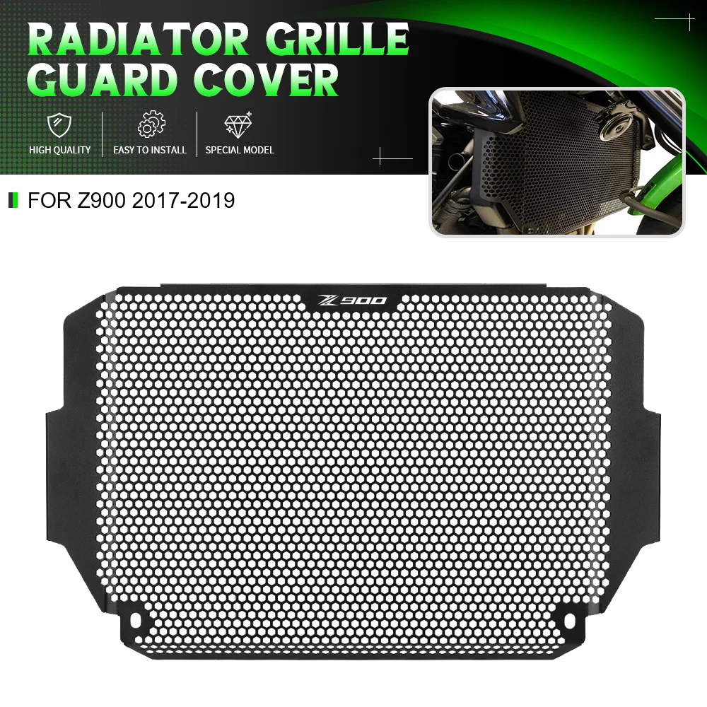 

For KAWASAKI Z900 Z 900 2017 2018 2019 2020 2021 2022 2023 Radiator Guard Tank Grille Shield Engine Cooler Protector Mesh Cover