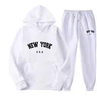 Chándal Deportivo Hombre 2 Piezas: Sudadera con Capucha y Pantalones con Cordón | Ropa para Correr | Otoño Invierno