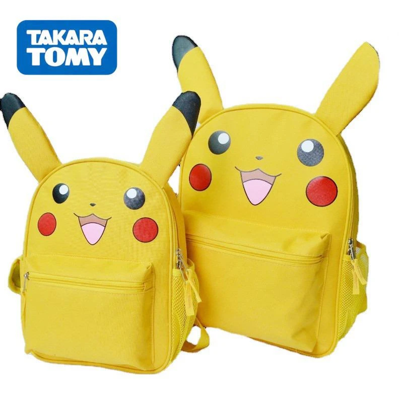Pokemon Pikachu Backpack Kids Pokemon Cartoon Anime Figure Kawaii