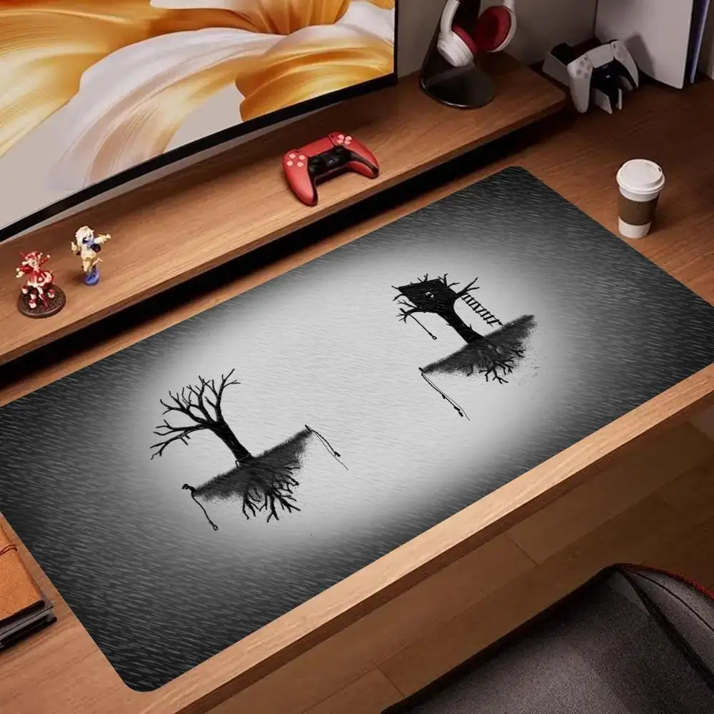 

Indie adventure video game Limbo Mouse Pad Computer escritorio Mouse Pad Gaming MousePad Waterproof PU Leather Mouse mouse pad gamer Mat Gamer