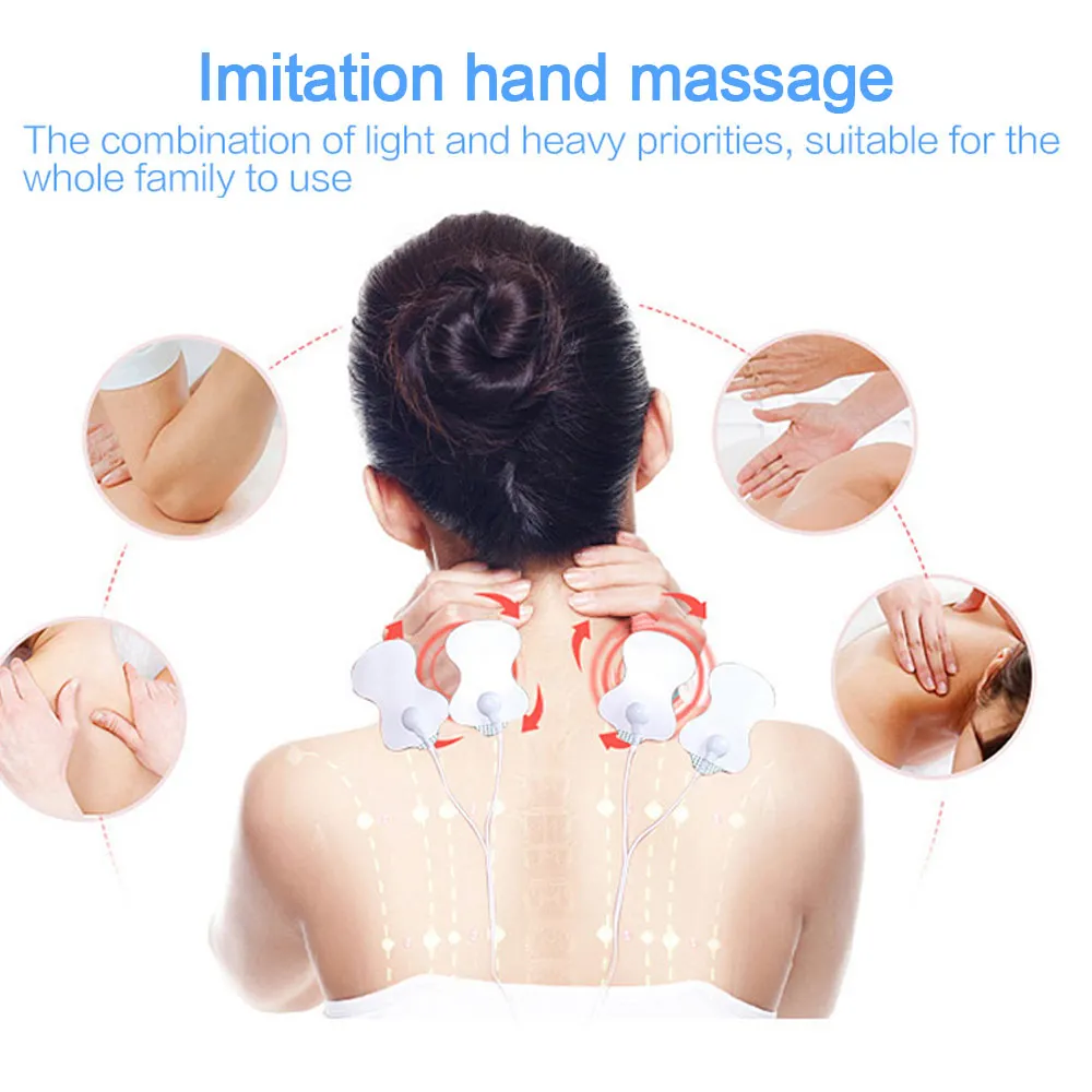 Electrode Pads Tens Electrode Pads Massage Eletric Muscle Stimulator Back Massager for Body Foot masajeador sauna Muscle Electrostimulator