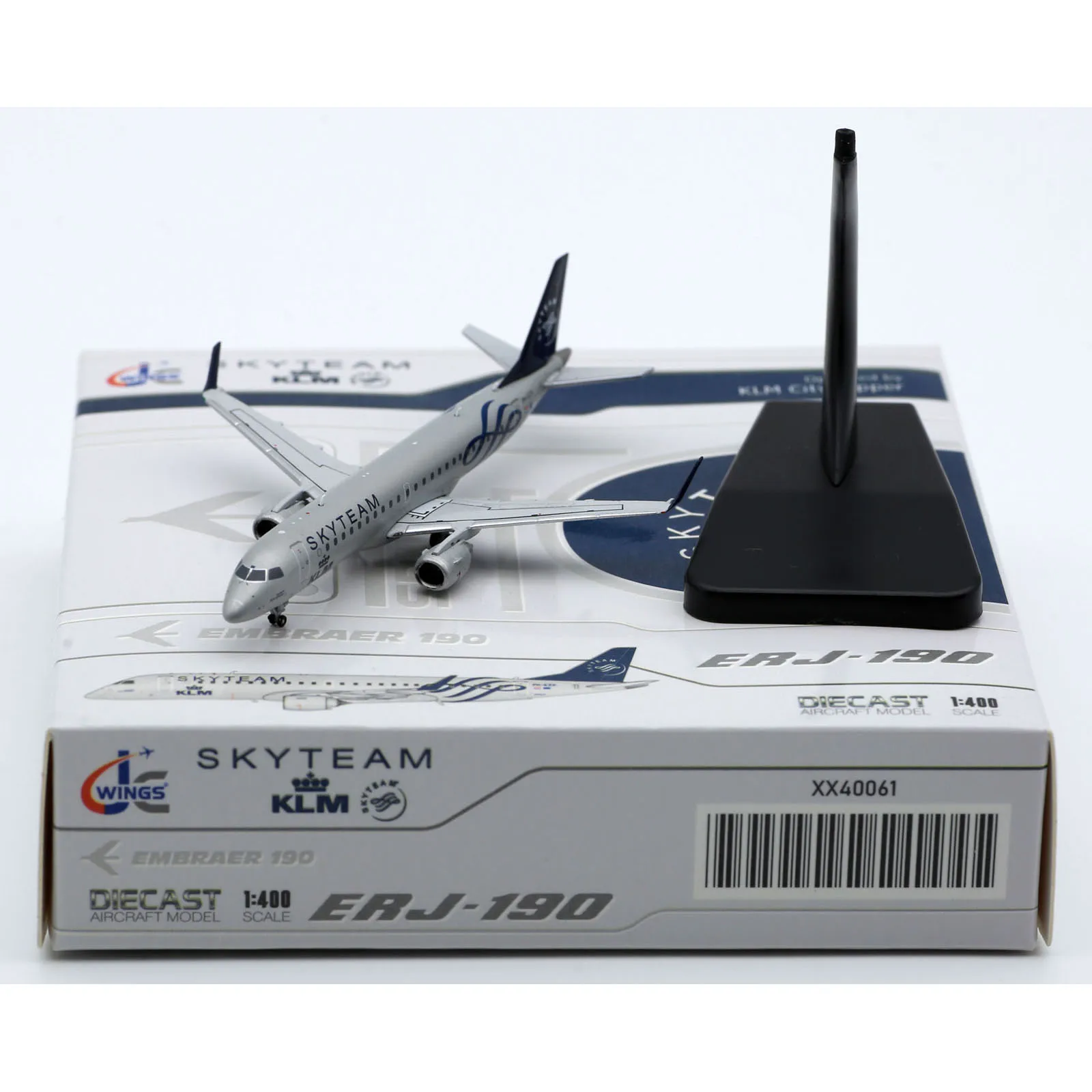 

XX40061 Alloy Collectible Plane Gift JC Wings 1:400 KLM Cityhopper Airlines "Skyteam" ERJ-190 Diecast Jet Model PH-EZX