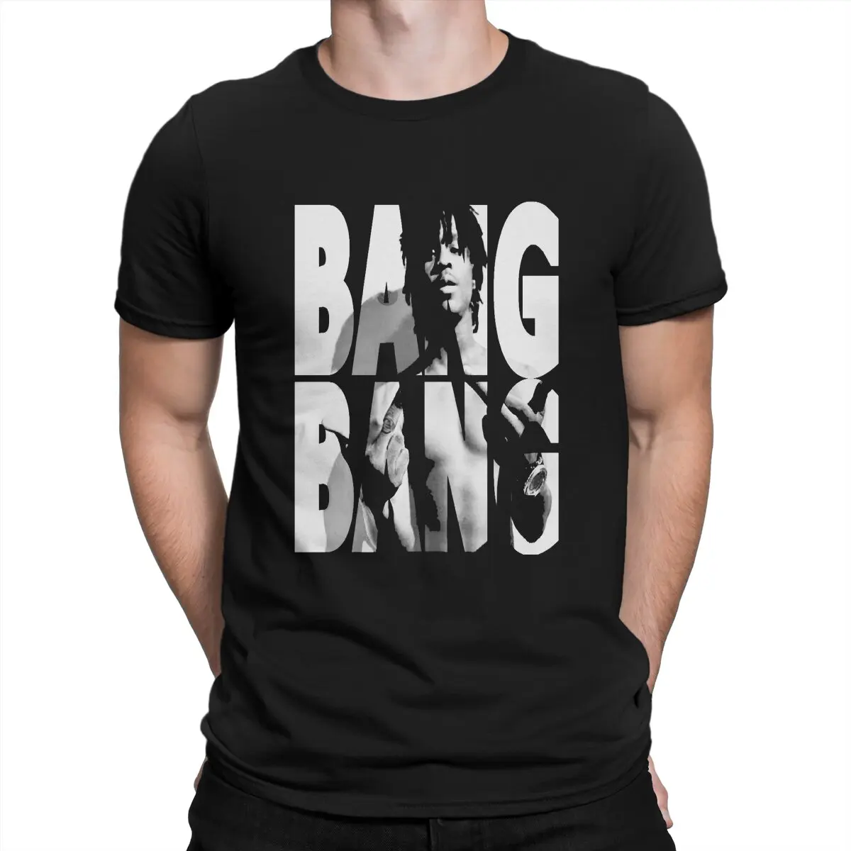 

Men's Bang Bang T Shirt Chief Keef 100% Cotton Clothes Leisure Short Sleeve O Neck Tees Printing T-Shirts