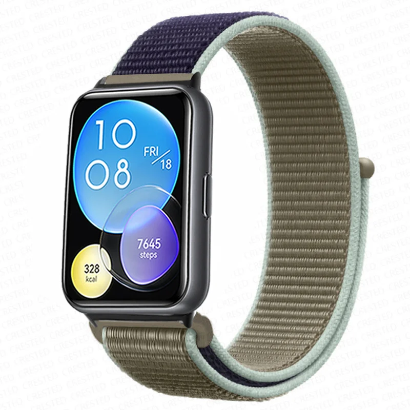 Enhanced Nylon Loop Band Smartwatch Replacement Wristband Bracelet - Durable and Stylish Nylon Strap