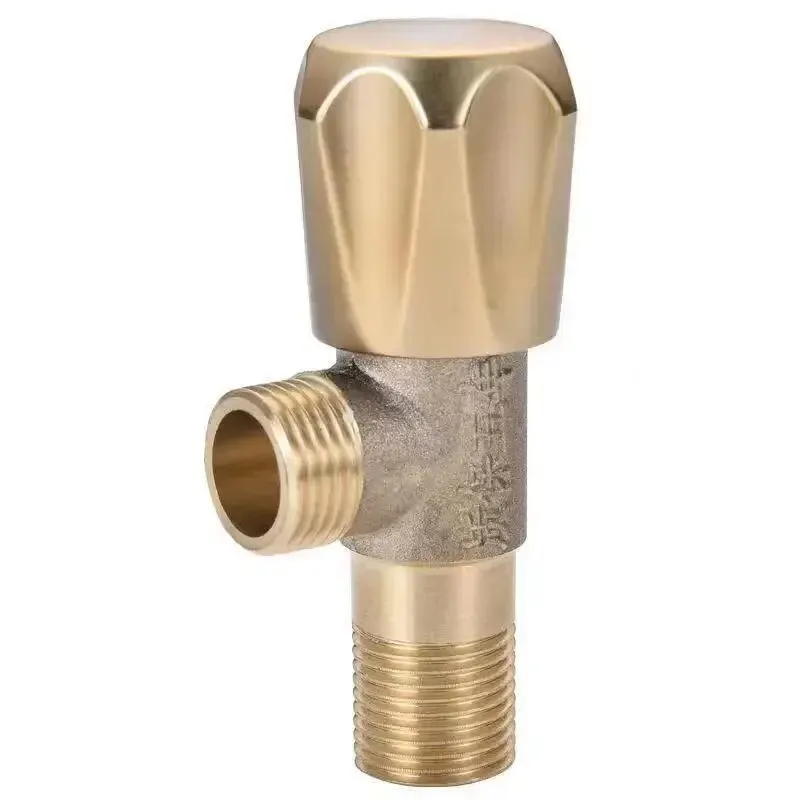 Copper natural red angle valve