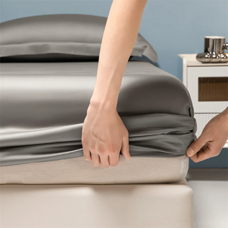 FittedbedsheetLyocellfiberEucalyptusSoft600TCElasticbandBed