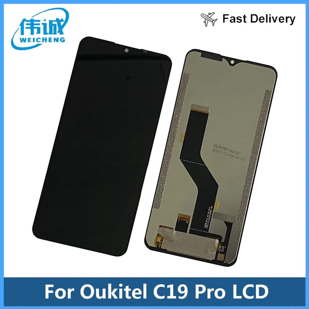 For OUKITEL C19 Pro LCD Display And Touch Screen Digitizer Replacement LCD For Oukitel C19 Pro LCD Display Sensor + Glue
