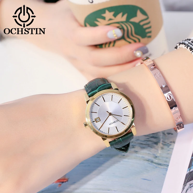 OCHSTIN Hot Model 2024 Parangon Perfection Series Fresh and Beautiful Japanese Quartz Movement Women's Quartz Watch