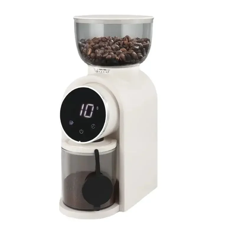 Coffee Bean Grinder Touch Screen Hand Punch 250g bean bin Coarse and fine adjustable Timing quantitative Home espresso machine 23 5l d dehumidifier dryer moisture absorber led display household dry clothes mute bedroom basement timing touch screen