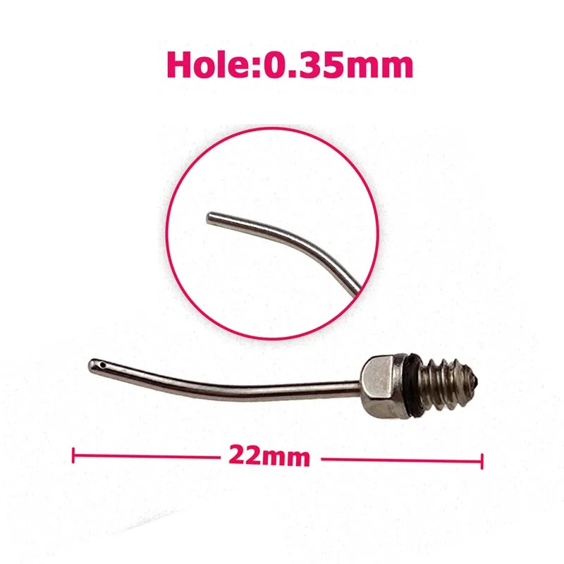 

5pcs 22mm Uitrasonic Injection Needle Ultra Microemulsion Sucking Uitrasonic Injection Tips Microscopic Ophthalmic Instruments